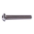 Midwest Fastener M4-0.70 Socket Head Cap Screw, Plain Stainless Steel, 30 mm Length, 5 PK 75556